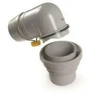 CAMCO Easy Slip 4-in-1 Sewer Adapter with Elbow - PN 39144