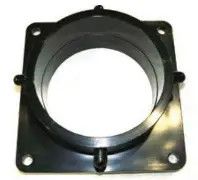 Sewer Waste Valve Fitting - Flanged Fittings - 3&quot; Hub - with Flange