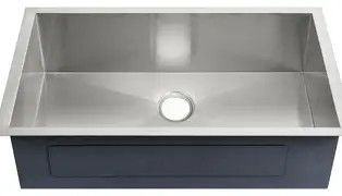 Kitchen Sink - Stainless Steel Single Basin - 27&quot; x 16&quot; x 7&quot;
