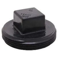 Nibco 3&quot; ABS Threaded Clean Out Plug