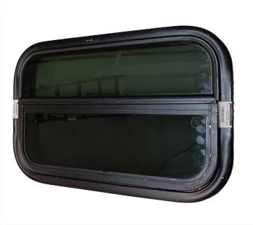 24&quot; x 15&quot; Torque Window - Black - Tinted