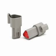 2 Position Housing Connector for Male Terminals, Wire to Wire - PN DT04-3P