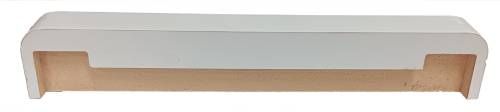 Trim - Fascia - End Cap - 1&quot; x 1 1/2&quot; x 9 1/2&quot; - Silver Fox