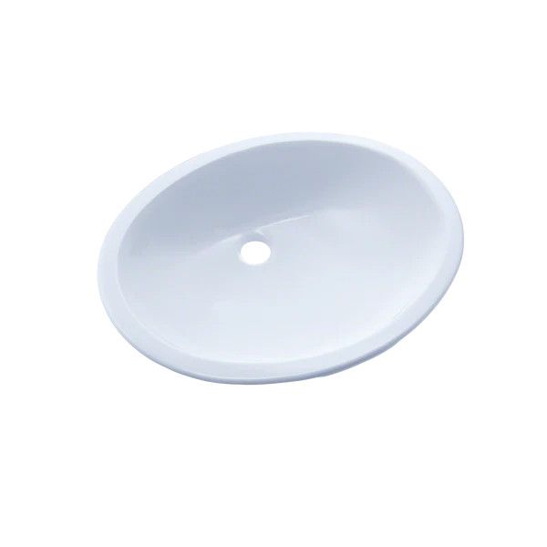 Lavatory Sink - Oval - 17&quot; x 12&quot; - White Acrylic
