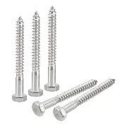 Hex Head Lag Screw - 5/16&quot; x 3&quot; - 5 Pack