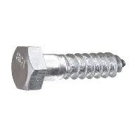 Hex Head Lag Screw - 15/32&quot; x 2&quot; - 5 Pack