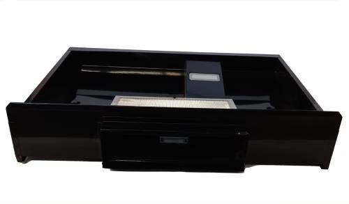 Contoure 22" Low Profile Black Ducted Range/Stove/Oven Hood