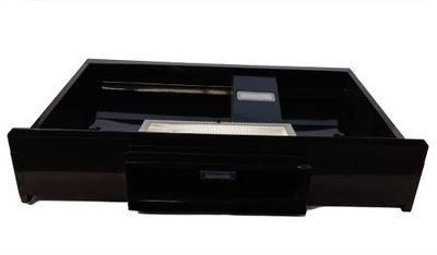 Contoure 22" Low Profile Black Ducted Range/Stove/Oven Hood