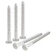 Hex Head Lag Screw - 1/4" x 3" - 5 Pack