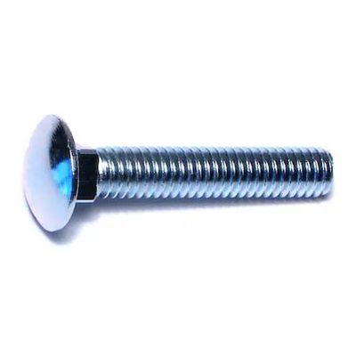 5/16"-18 x 1 3/4" Zinc Carriage Bolts - 5 Pack