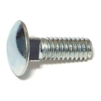 3/8"-16 x 3/4" Zinc Carriage Bolts - 5 Pack