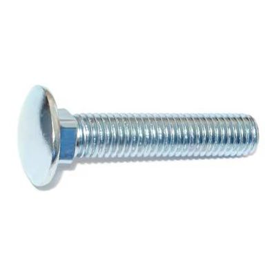 1/2"-13 x 1 1/2" Zinc Carriage Bolts - 5 Pack