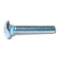 1/2"-13 x 3" Zinc Carriage Bolts - 5 Pack
