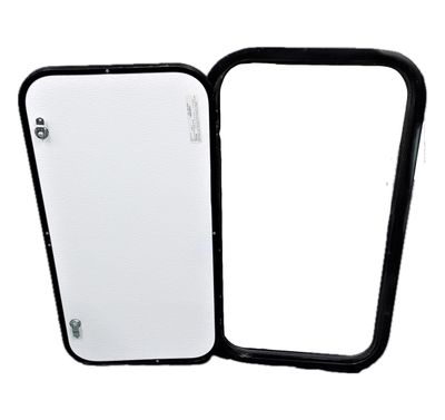 30&quot; x 16&quot; Baggage Door - White with Black Trim