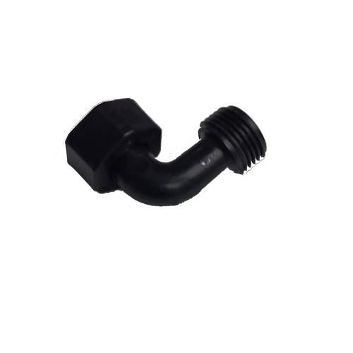 90-Degree Elbow For Shower Hose - Black