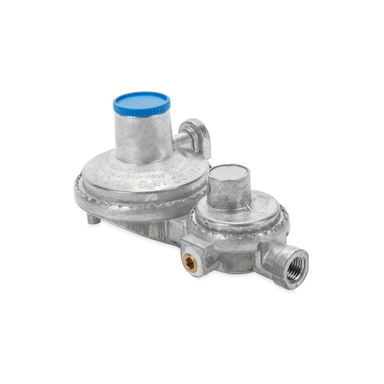 Camco 59323 LP Regulator Two Stage - Single Outlet - No Fittings