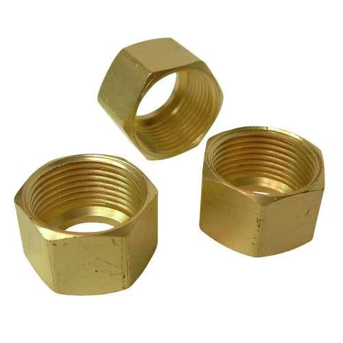 Brass 1/2&quot; Nut Connector - 1 Pack