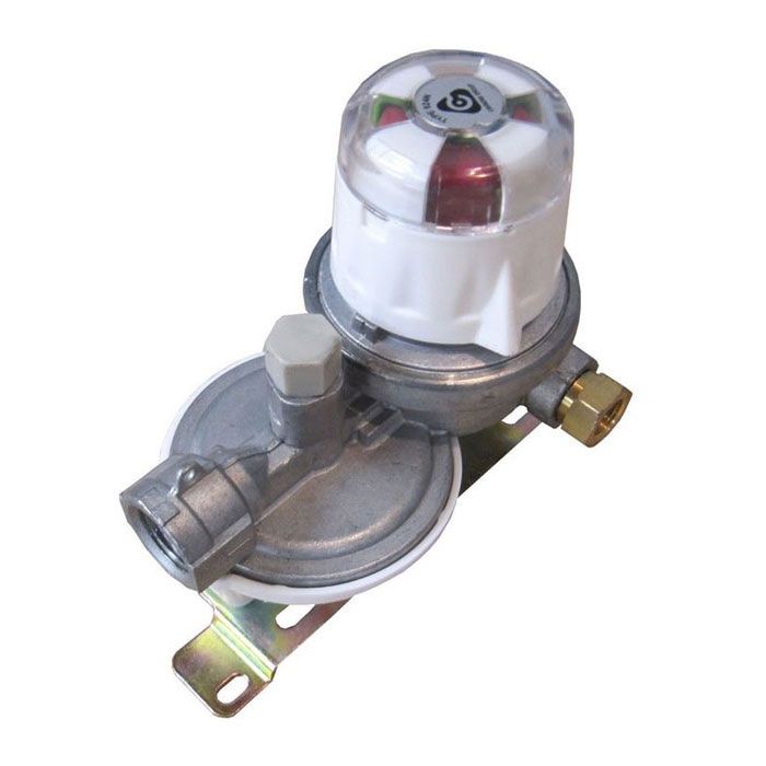 Cavagna Regulator - 1/4&quot; FNPT x 3/8&quot; FNPT w/Shutoff - No Pigtails