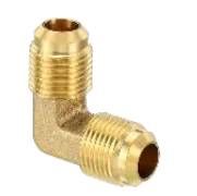 Brass Fitting 90-Degree 3/8&quot; FL x 3/8&quot; FL