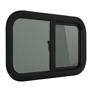 24&quot; x 15&quot; Slider Window - Tinted - No Screen - Trim Ring