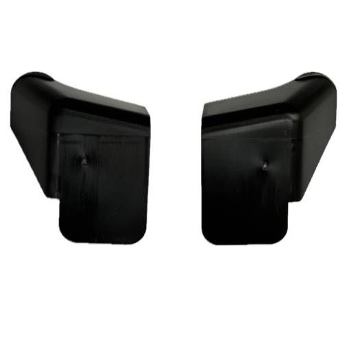 Gutter Spout - Short - Black - 2 Pack