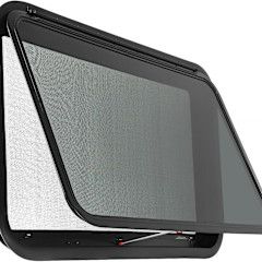 30&quot; x 20&quot; Frameless Exit Window Tinted with Screen - NO TRIM RING