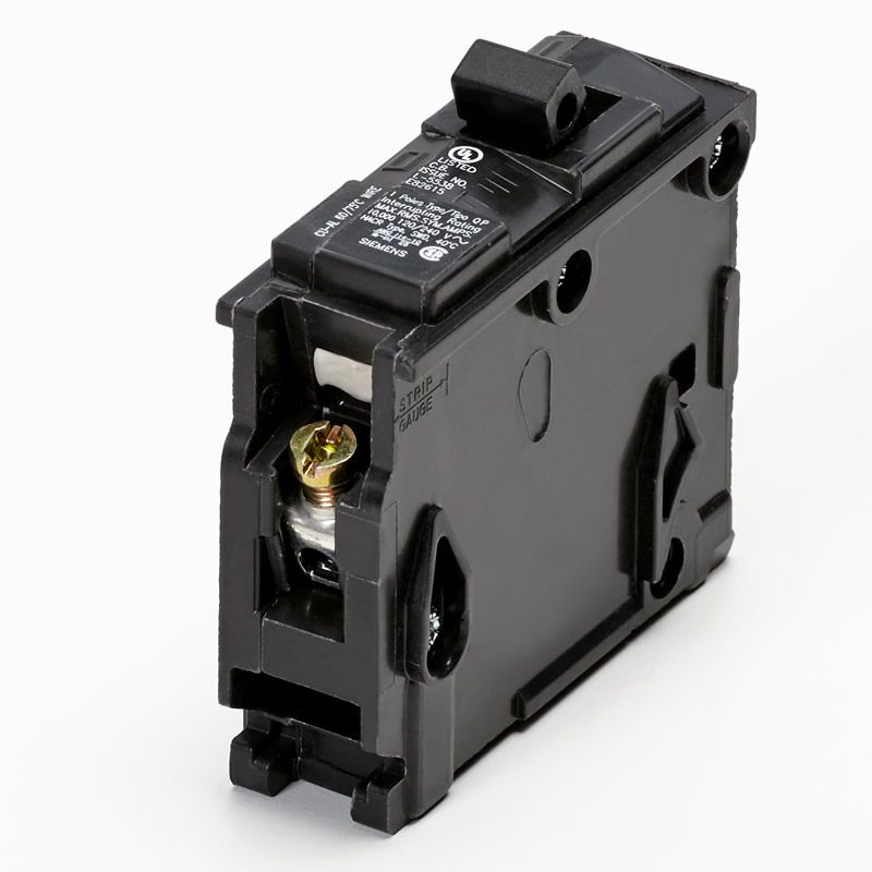 120/240 Vac Circuit Breaker 30 Amp - Fits To Load Center - Single Lug Terminal - Single Pole - Manual Reset