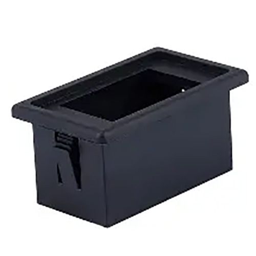 Blank Switch Cover 1/2&quot; x 1&quot; Black