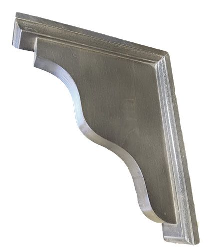 Waddell 2-Way Wood Corner Shelf Bracket - 9&quot; x 11&quot; x 2 1/4&quot; - Silver Ash