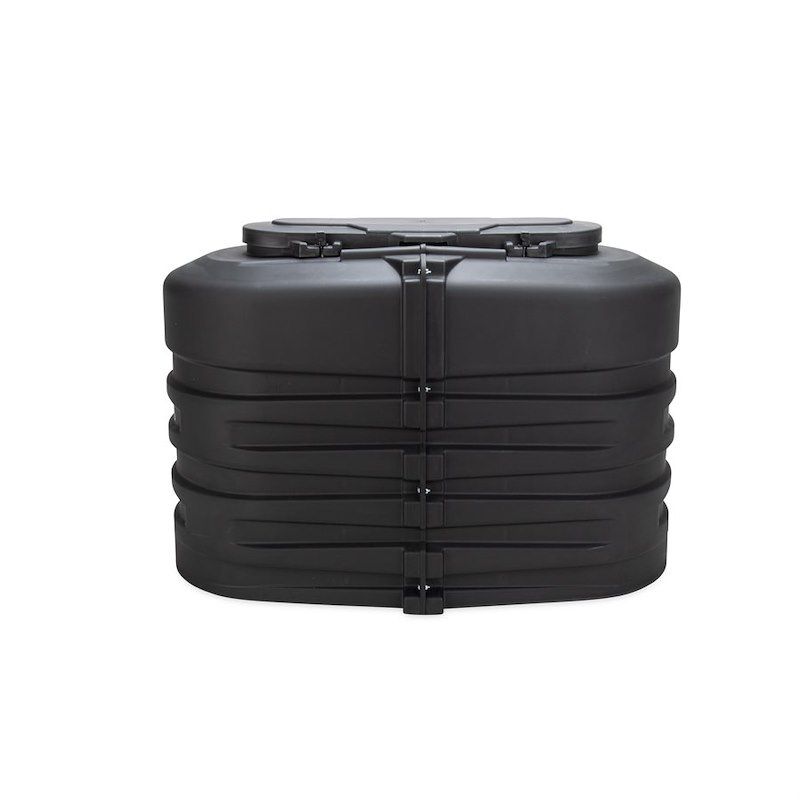 Camco Black Propane Tank Cover - Dual 20 lb Tanks