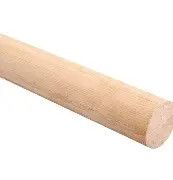 Closet Rod - Wood - 5&#39; x 1 1/4&quot;