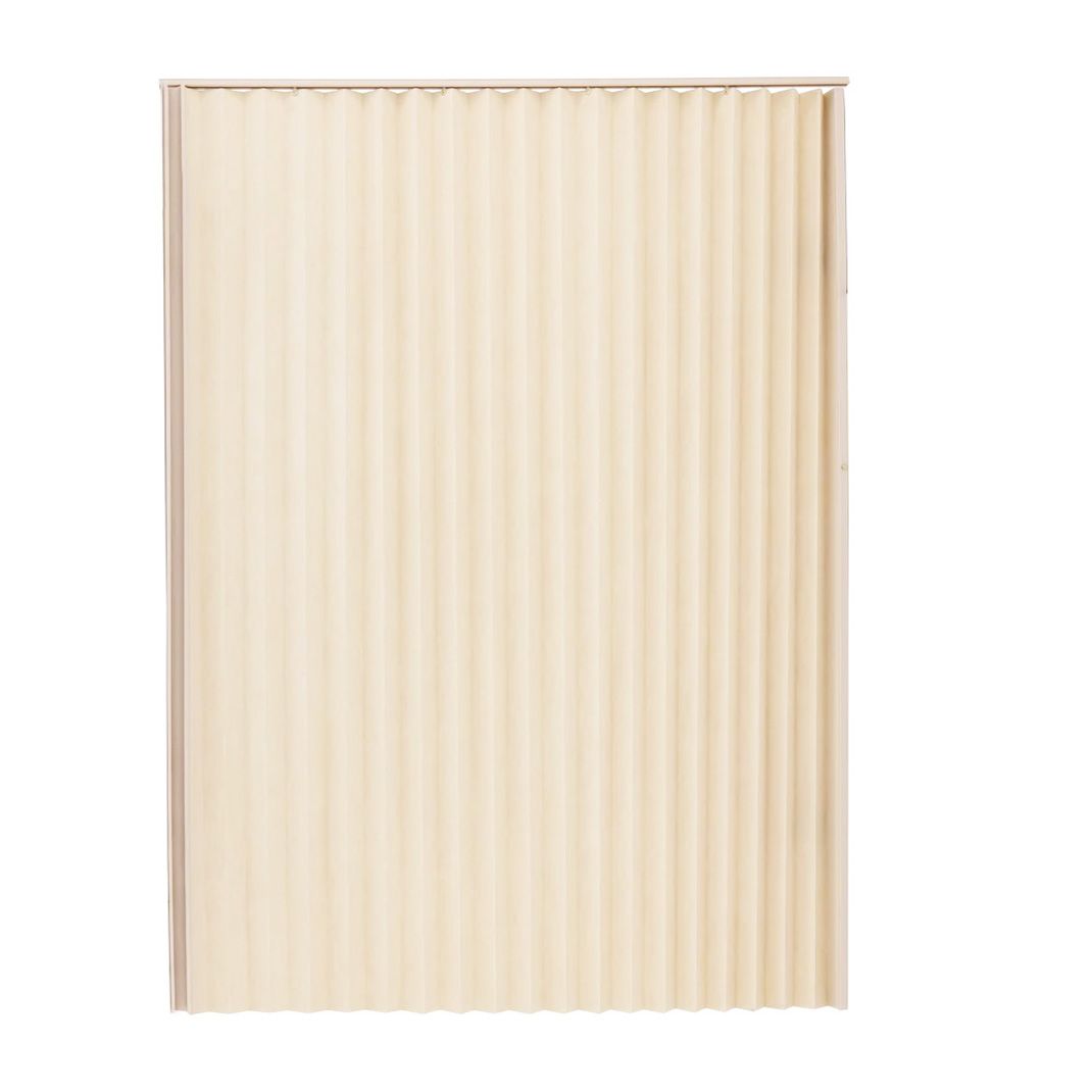 Accordion Door with Track - 72&quot; x 61&quot; - Parchment