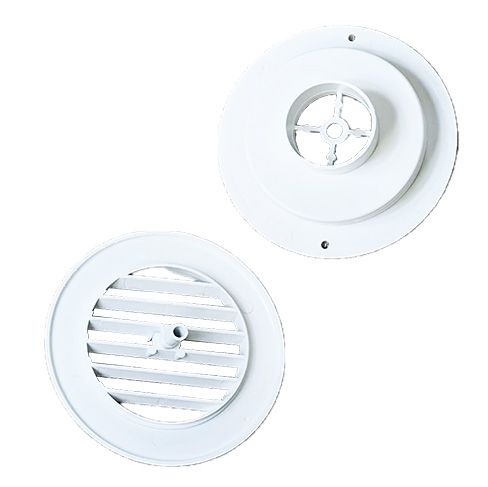Furnace Vent 4&quot; - White