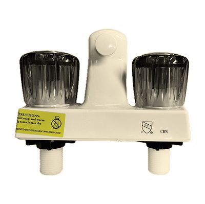 Tub Faucet with Shower Diverter - Parchment