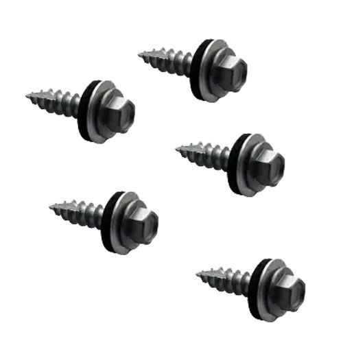 Screws - 3/8&quot; - 12 X 1&quot; Self-Tapping Sheet Metal with Washer (5 pack)