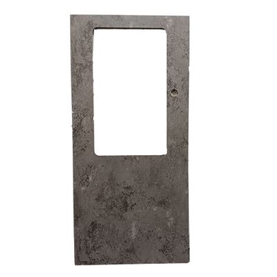 Kitchen Countertop with Sink Cutout - Dark Gray Marble