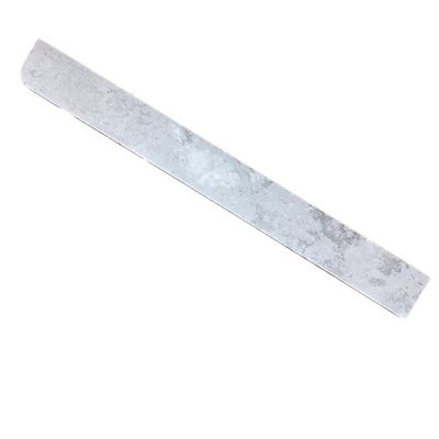 Kitchen Countertop Trim with Rounded End - Dark Gray Marble