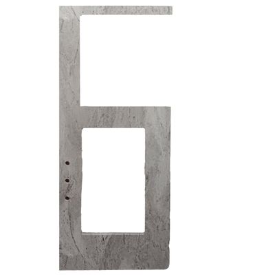 Kitchen Countertop with Stove and Sink Cut-Outs - Light Gray Marble