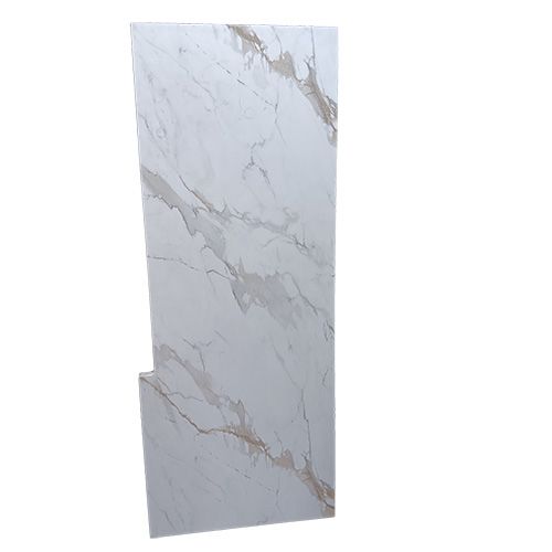 Kitchen Countertop - Long - White Marble