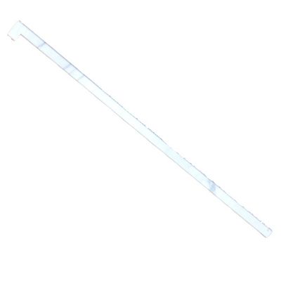 Kitchen Countertop Trim with Straight End - White Marble