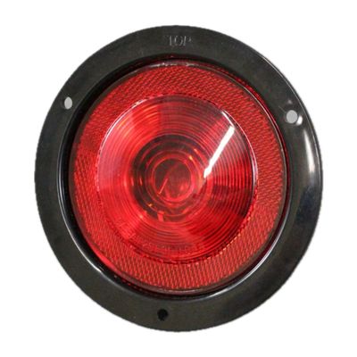 Optronics Tail-Light - 4" Round Red Lens W/ Reflector
