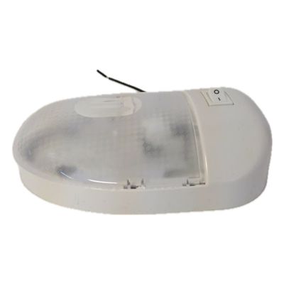 Optronics Single Aero Light PC - White Interior Light Fixture