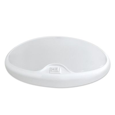 Dream Lighting LED White Pancake Light Fixture - 6" x 3.5" - On/Off Switch