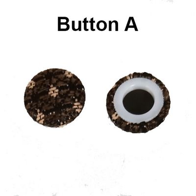 Upholstery Fabric Covered Buttons - 20 Pk