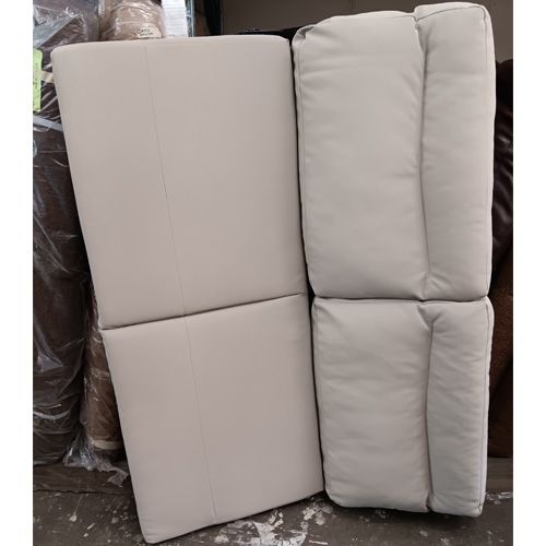 56" Jack Knife Sofa Tan Suede Fabric