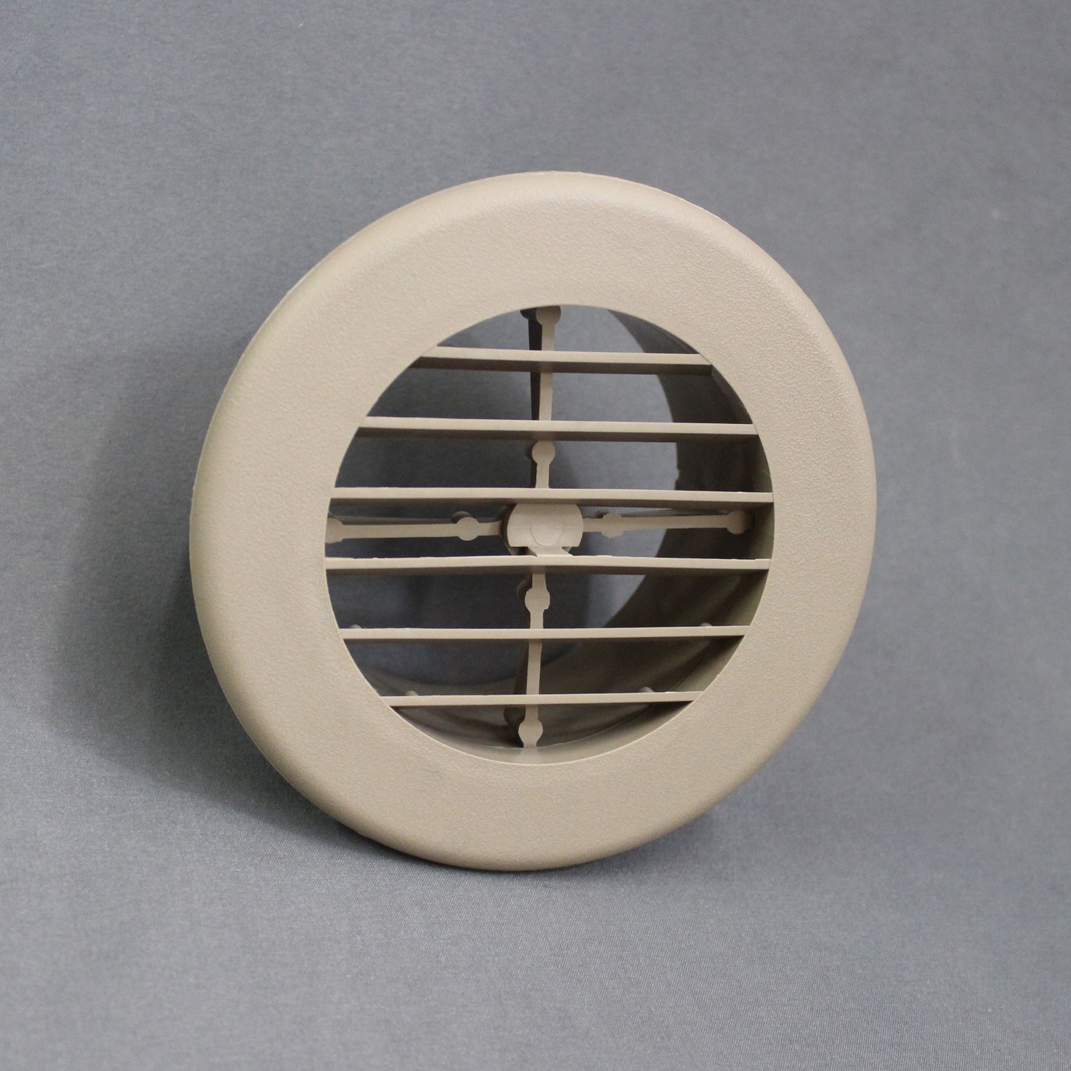 4" Rotating Louvered Furnace Register Tan
