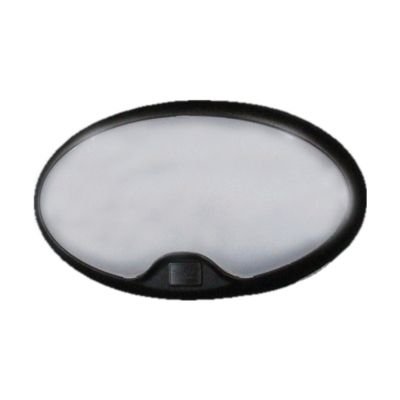 Dream Lighting Pancake LED Light Fixture - Black Oval - 6" x 3.5"