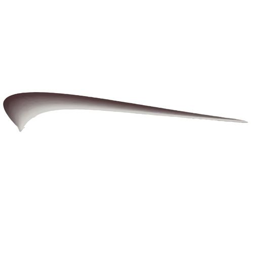 Decal #21 - Brown &amp; White Swoosh