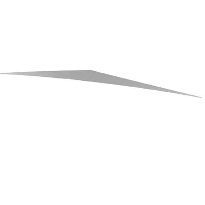 Decal #13 - Long Silver Triangle RH