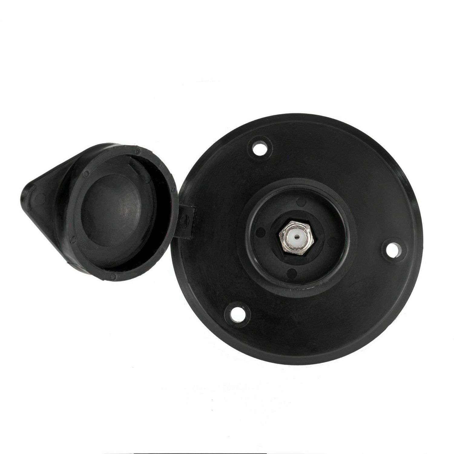 Exterior Coax Connector Black